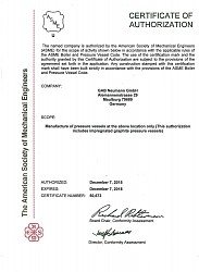 AD 2000 Merkblatt certificate